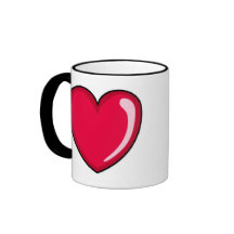 Red Heart Mugs