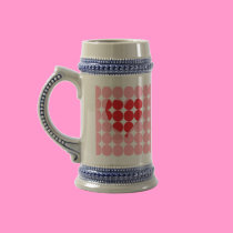 Red Heart on Pink mugs by eelkat Red Heart on Pink mugs