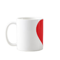red heart one mug