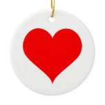 Red Heart ornaments