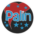 Red Heart Palin Stickers