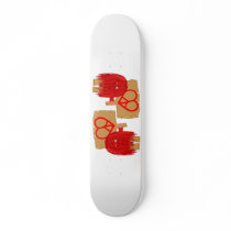 Red heart peace skateboards by PeacePeople Red heart peace skateboards