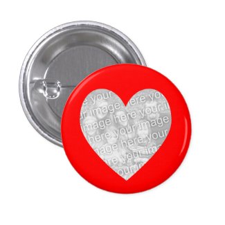 Red Heart Photo Template Button