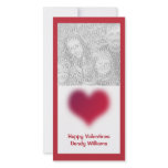 red  heart photo cards
