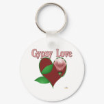 Red Heart Pink Rose Gypsy Love