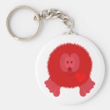 Red Heart Pom Pom Pal Keychain