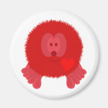 Red Heart Pom Pom Pal Magnet