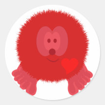 Red Heart Pom Pom Pal Stickers