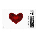 red heart postage