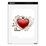 Red Heart Skin For The iPad 2