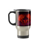 RED HEART SKULLS MUG