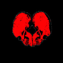 Red Heart Skulls t-shirts