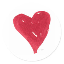 Red Heart Sticker by ginyhogan Red Heart Sticker
