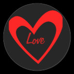 Red Heart Sticker stickers