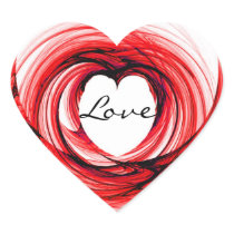 Red Heart stickers