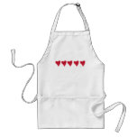 Red Hearts Apron