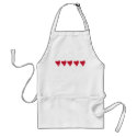 Red Hearts Apron by ginyhogan Red Hearts Apron