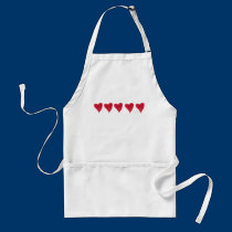 Red Hearts Apron