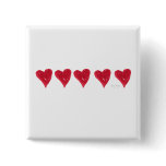 Red Hearts Button