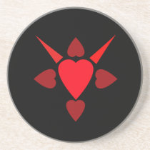 Red Hearts Coaster coasters