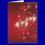 Red Hearts love relationships wallpaper background cards