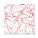 red hearts magnets