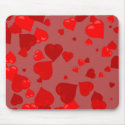 red-hearts mousepads by prawny red-hearts mousepads