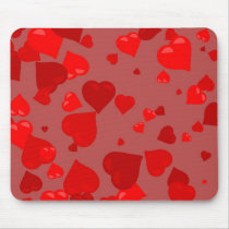 red-hearts mousepads by prawny red-hearts mousepads