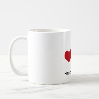 Red Hearts Mug mug
