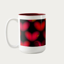 Red Hearts Mug by naturespaintbox Red Hearts Mug