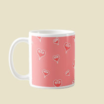 Red Hearts Mug