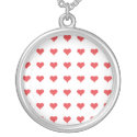 Red Hearts Necklace necklace