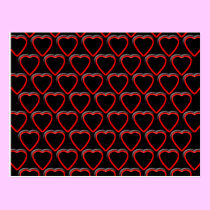 Red Hearts postcards
