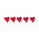 Red Hearts Posters & Prints by ginyhogan Red Hearts Posters & Prints