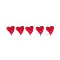 Red Hearts Posters & Prints