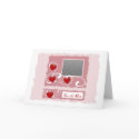 Red Hearts - Save the Date Photo Template cards