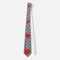 Red Hearts TRENDY GIRL Necktie