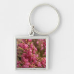 Red Heather flowers Keychains