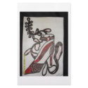 red heel stationery