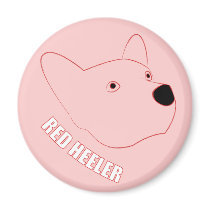 Red Heeler magnets