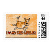 red heeler stamp by cfkaatje red heeler stamp