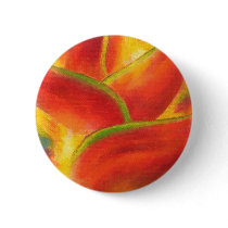 Red Heliconia Flower Art - Multi Pins