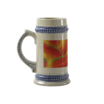 Red Heliconia Flower Art - Multi mugs