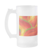 Red Heliconia Flower Art - Multi mugs