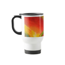 Red Heliconia Flower Art - Multi mugs