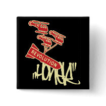 Red Helicopters Pinback Button