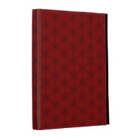 Red Hexagon iPad Folio Cover