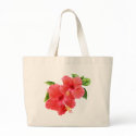 Red Hibiscus Bag by AJsGraphics Red Hibiscus Bag