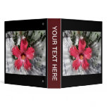 Red Hibiscus Binder