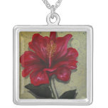 Red Hibiscus Custom Necklace